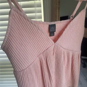 Wild Fable Light Pink Ribbed Top